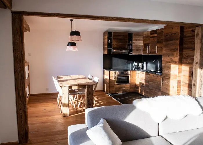 Modernity And Authenticity In Crans-montana, Breathtaking Panorama Lägenhet Crans-Montana