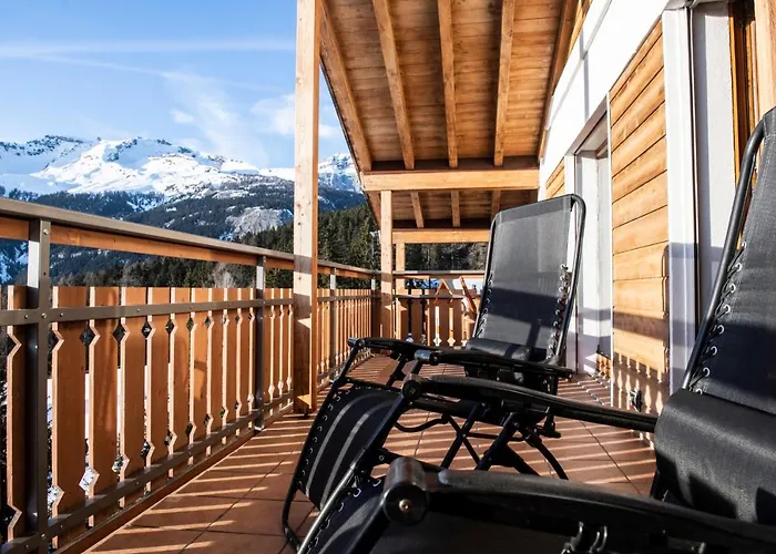 Modernity And Authenticity In Crans-montana, Breathtaking Panorama Appartamento